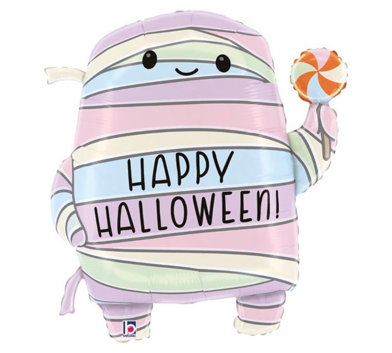 Betallic 36" Pastel Halloween Mummy Shape